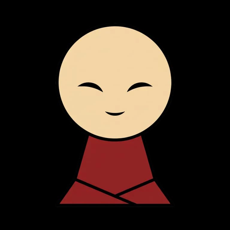 MONK — The Ascetic SBTI personality type illustration